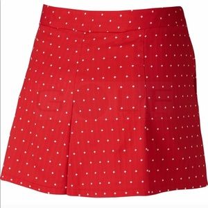 Nike Polka Dot Pleated Golf Skirt